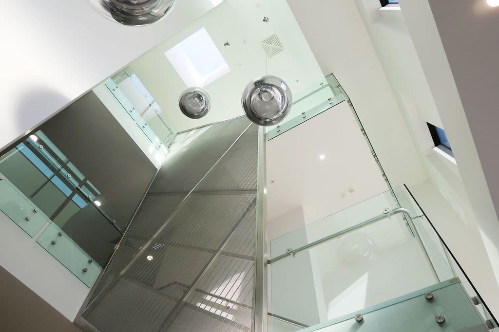 Atrium staircase at 5 Susono Way